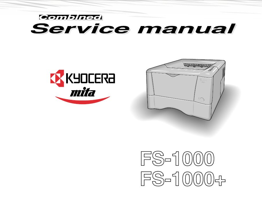 Мануал Service Manual на сканер Kyocera FS-1000 Plus